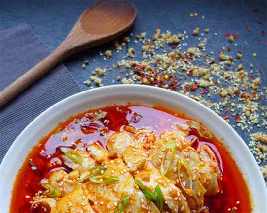口水雞 Steam Chicken with Chili Sauce